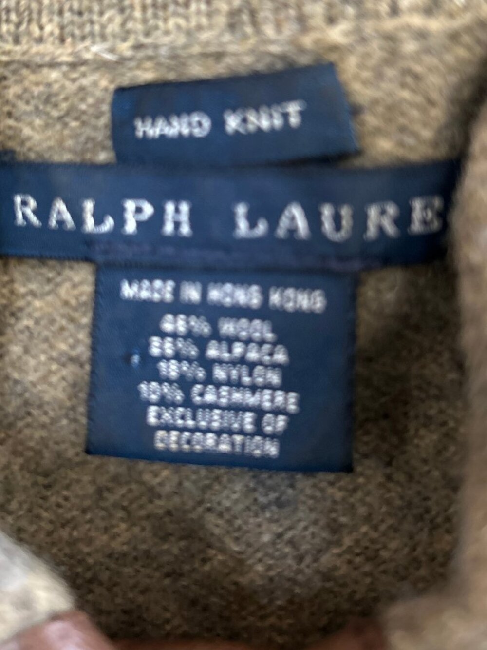 Ralph Lauren "Blue Label" ~ Hand Knit ~ Cashmere Blend ~ Jacket / Blazer ~ 6 - Picture 6 of 8